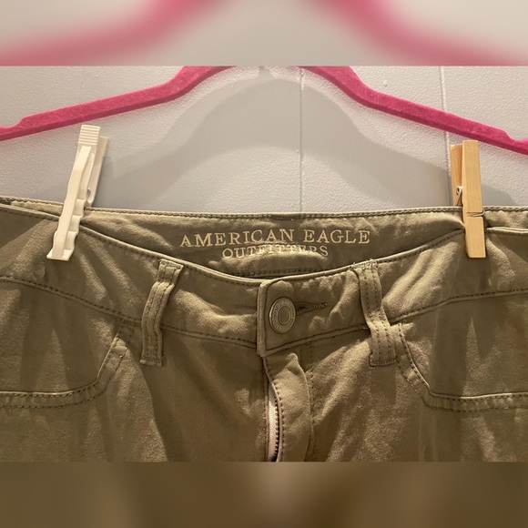 American Eagle Green Jeans - Picture 2 of 3